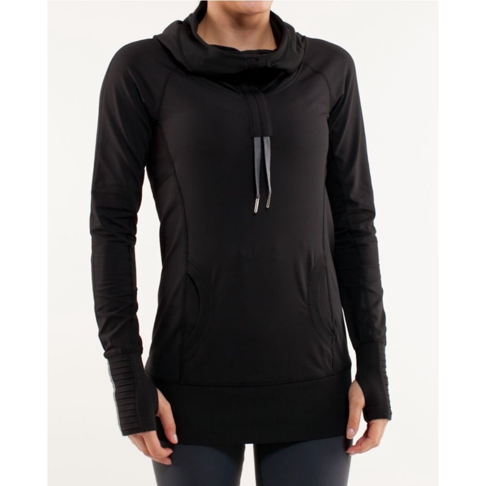 Lululemon | Run Stay On Course Pullover Black Size 10